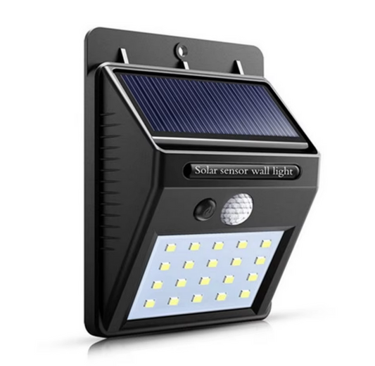 Lampe Murale LED Solaire avec Détecteur de Mouvement - Éclairage Extérieur Automatique