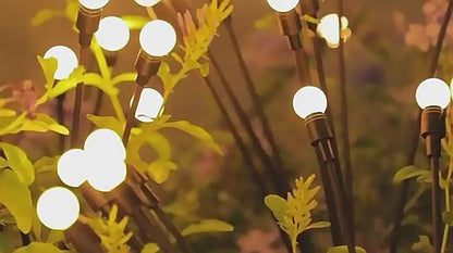Moon+: Guirlande Lumineuse Solaire étanche pour Extérieur – Ambiance Magique - feu d'artifice